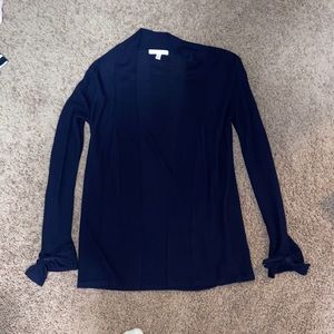 womens navy cardigan sweater
